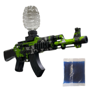 Arma de Gel Orbeez AK47 Camuflado Verde Leão + 10.000 Bolinhas de Gel Orbeez 1