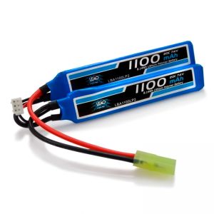 Bateria LiPO Airsoft 7.4v 1100mAh 2 Células – Leão 1