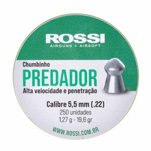 Chumbinho para Espingarda 5.5 Predator Rossi – 250un 1