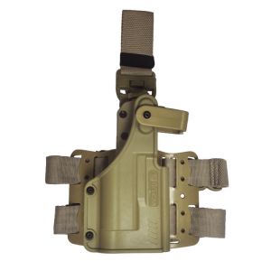 Coldre de Perna Black Light Destro Coyote – Belica Militar 1