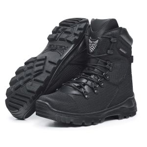 Coturno Militar Ripstop Acero Preto Cano Alto 1