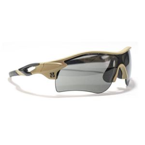 Óculos Militar BRAVO Armação Tan / Lente Preta – EVO Tactical 1