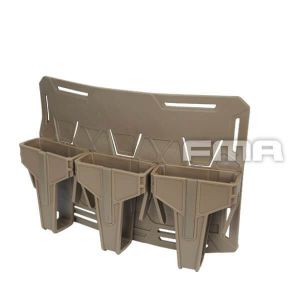 Porta Carregador de Fuzil M4 M16 5.56mm STANAG Triplo Kangaroo SMR Tan – FMA 1