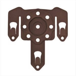 Suporte Adaptador 3 Pontas Sistema Modular Strike Marrom – Belica Militar 1
