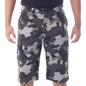 Bermuda Arizona Ripstop Camuflado Preto – Funcional By 1