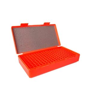 Caixa Porta Munição p/ 200 unidades .38/357 MAG Vermelho – Shotgun 1