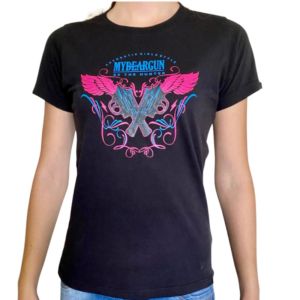 Camiseta Feminina Revolver Preta – My Dear Gun 1
