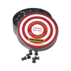 Chumbinho 5.5mm Diabolô 250un – Rossi 1