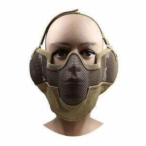 Máscara de Proteção Meia Face Telada em Metal – NTK 1