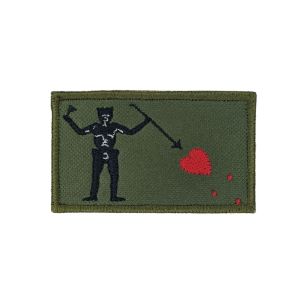 Patch Bandeira Barba Negra 8,5cm x 5cm 1