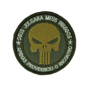 Patch Deus Julgará Meus Inimigos 7,5cm 1