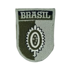 Patch Exército Brasileiro Negativo Verde 6cm x 8cm 1